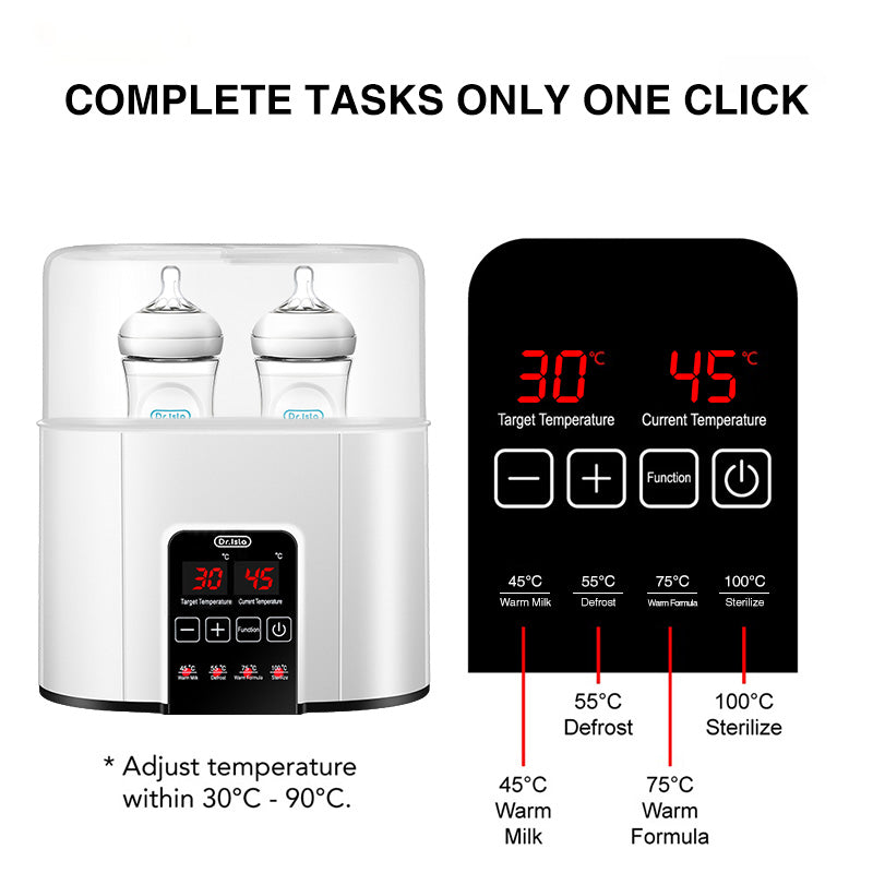 4-in-1 multifunctionele melkverwarmer